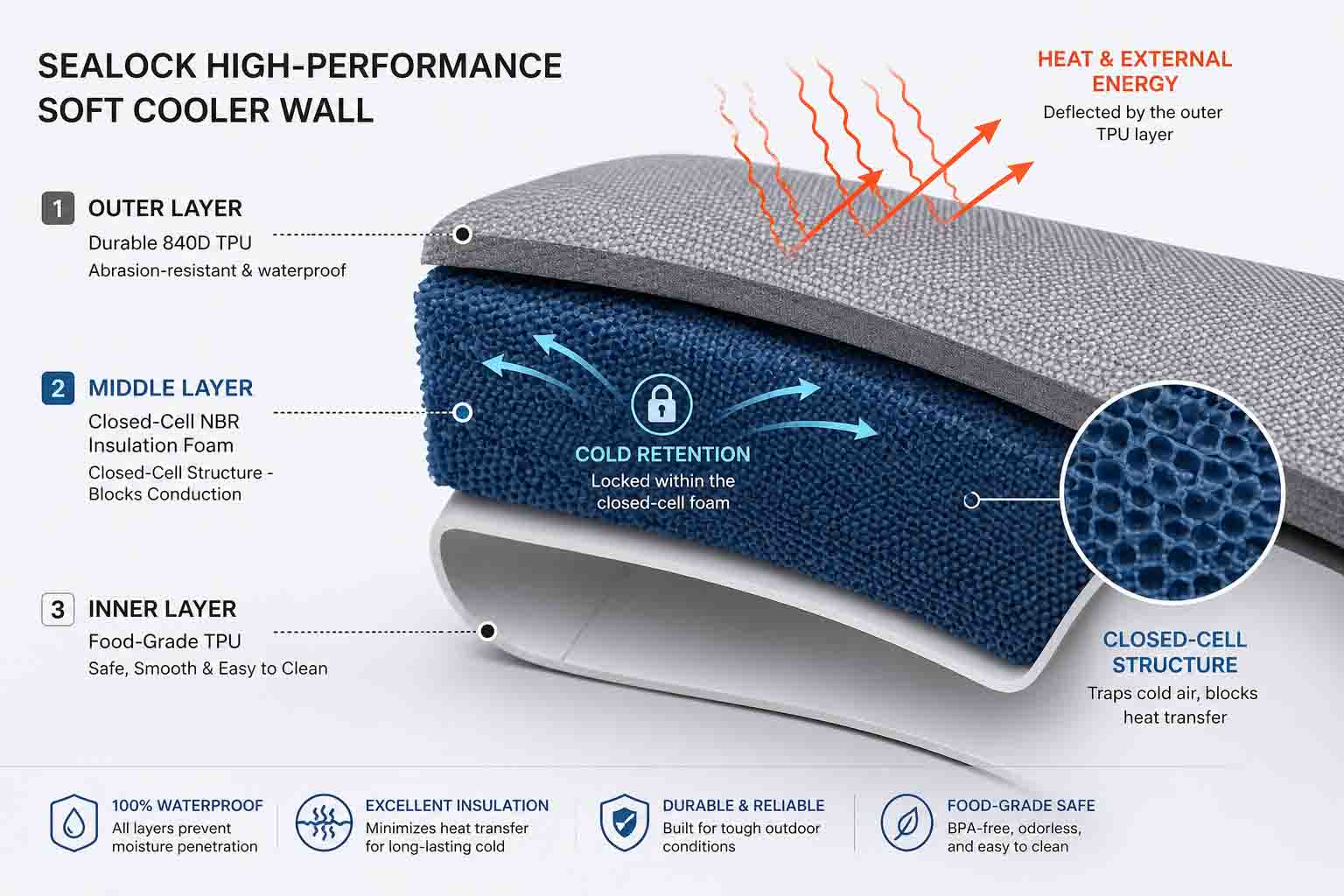 Die Wissenschaft der Wärmespeicherung: Warum hochfrequenzgeschweißte Soft Cooler im Jahr 2026 herkömmliche genähte Taschen ersetzen