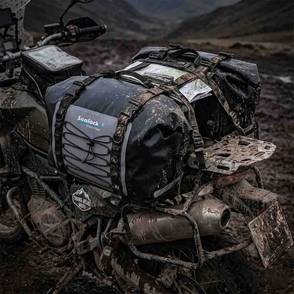 Beste wasserdichte Motorradtasche: ADV Packing & Strap-Down Physics