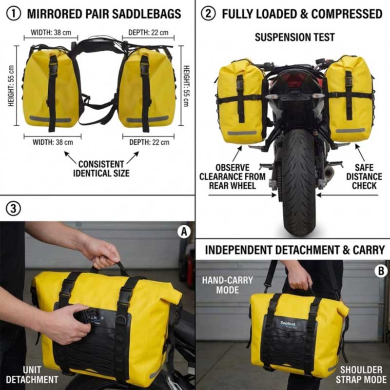 Hersteller von Motorrad-Satteltaschen für Abenteuer-Motorradmarken