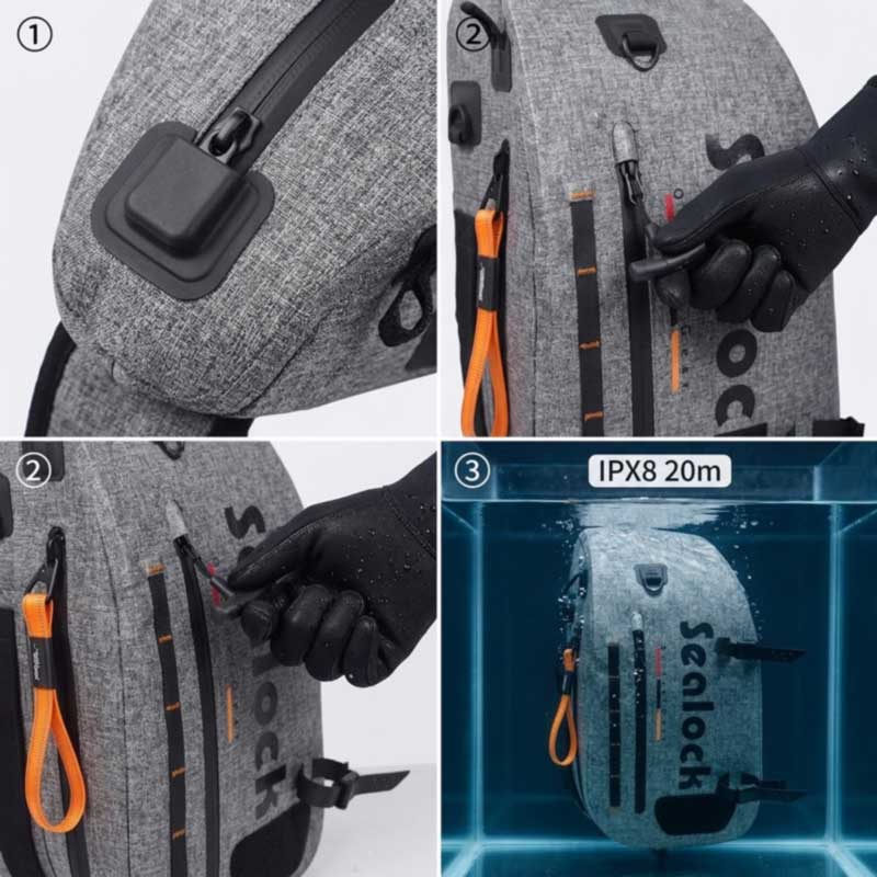 Hersteller wasserdichter Angeltaschen für Outdoor-Marken