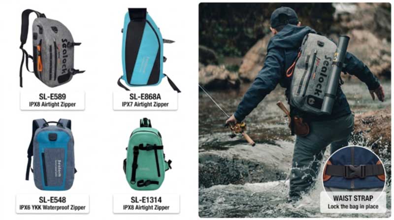 Hersteller von Angeltaschen: Wasserdichte Slings für Angelgeräte- und Fliegenfischermarken