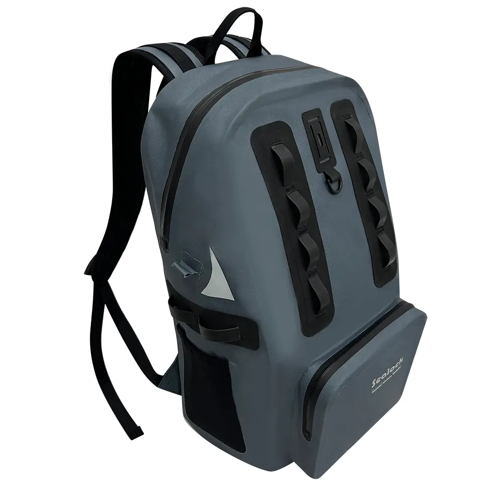 Wasserdichter 25-Liter-Pendlerrucksack mit wasserdichter Fronttasche