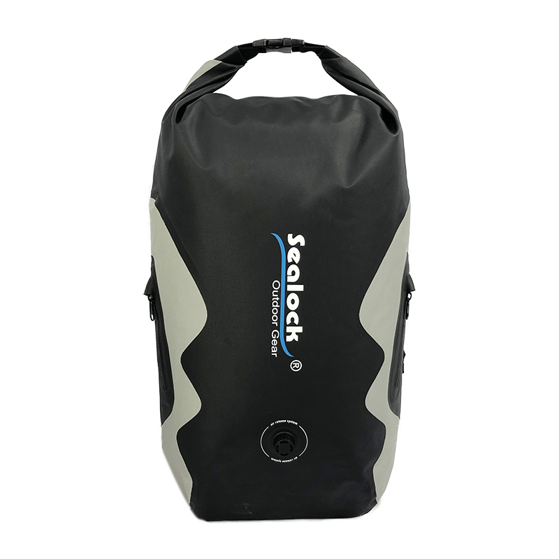 25L wasserdichter Rolltop-Trockenrucksack mit Luftventil