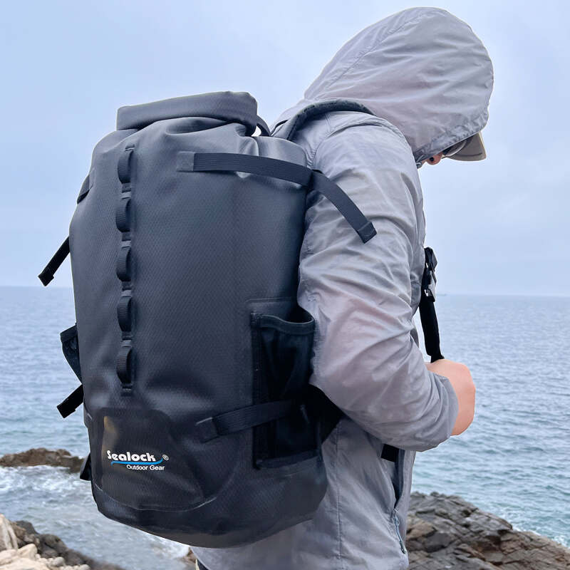 Roll -Rucksack zum Top -Verschluss rollen